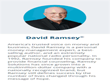 Tablet Screenshot of davidramsey.com